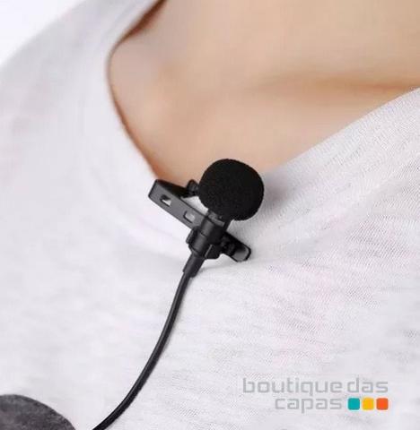 Microfone De Lapela Para gravar videos Youtubers KP-911 fio 1,5m - Foto 3