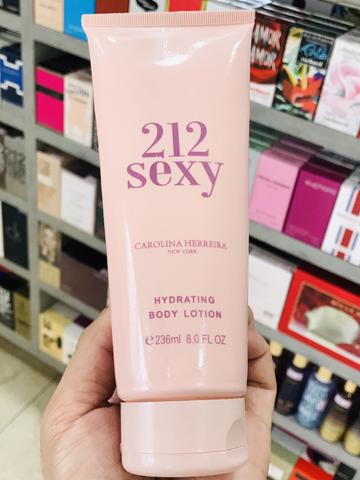 Creme Hidratante 212 Sexy Feminino Carolina Herrera 236ml Body Lotion