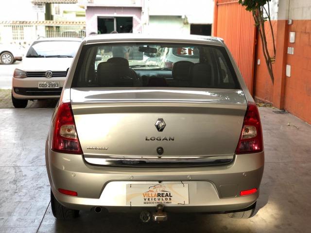 Logan Expression 1.0 Flex 2013 Prata Completo Muito Conservado - Foto 11