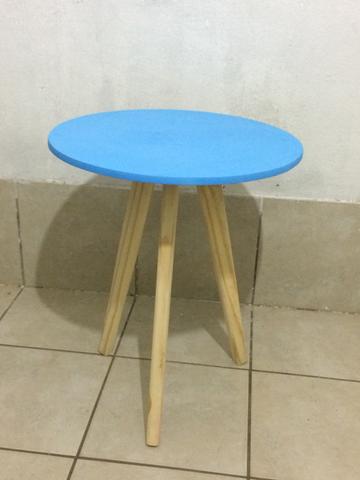 Mesa pé palito Azul Bebê