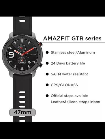 Amazfit GTR 47 mm + película de vidro - Foto 2