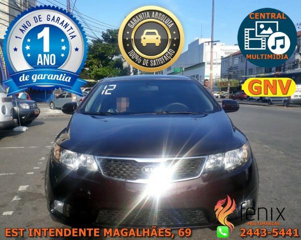 Cerato 1.6 2012 Completo+GNV 5ª Geração+ Multimidia