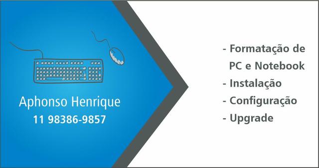 Formatação e manutenção em computadores