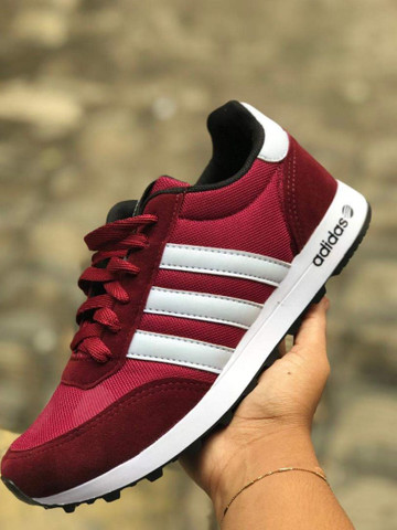 adidas cloudfoam vermelho