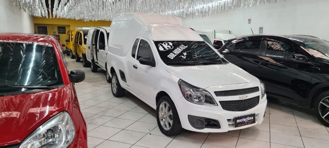 GM MONTANA COMBO 1.4 FLEX 2013 BRANCO DIR HIDRÁULICA SUPER NOVA COM CAPOTA