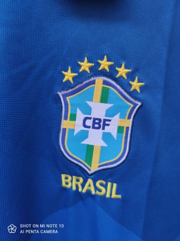 Camiseta de time Brasil azul  - Foto 4