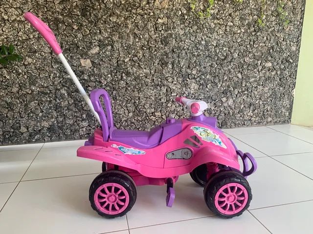 Motoca Quadriciclo Cross Turbo Calesita Pink - Carros a Pedal