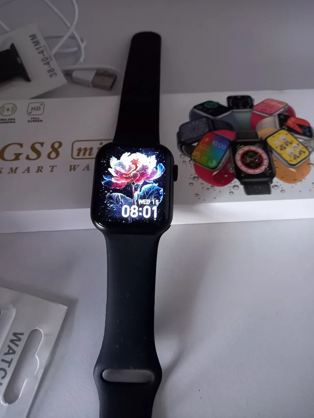 Smartwatch GS8 MINI 1.77 Polegadas 41MM Relógio Inteligente