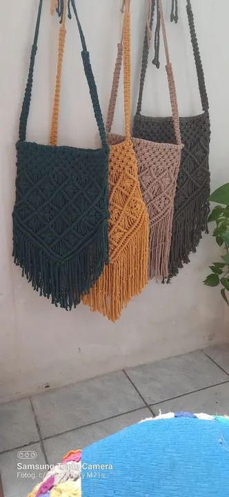 PROMOCAO bolsas verão em.macrame - Foto 3