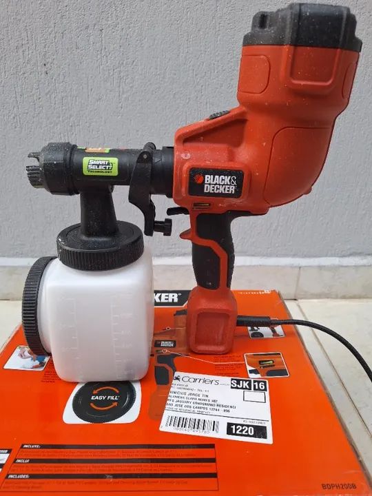 Pistola de pintura pulverizadora elétrica 350 watts - Foto 2