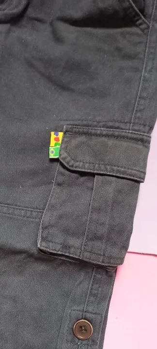 Calça Cargo Infantil - Azul Marinho PUC - Foto 2