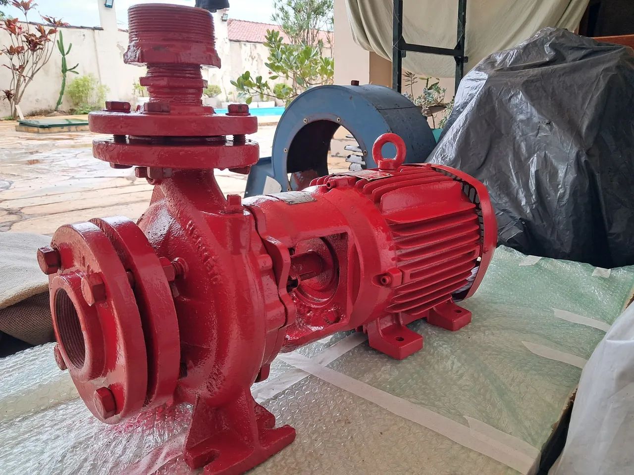 Motobomba Centrífuga Monobloco, Weg 7.5cv, 2 polos, Trifásico, 220/380/440v. - Foto 4