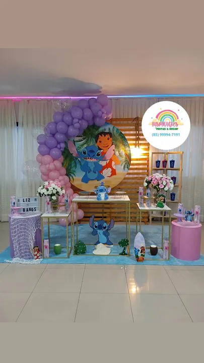 DECORAÇÃO DE FESTA STITCH