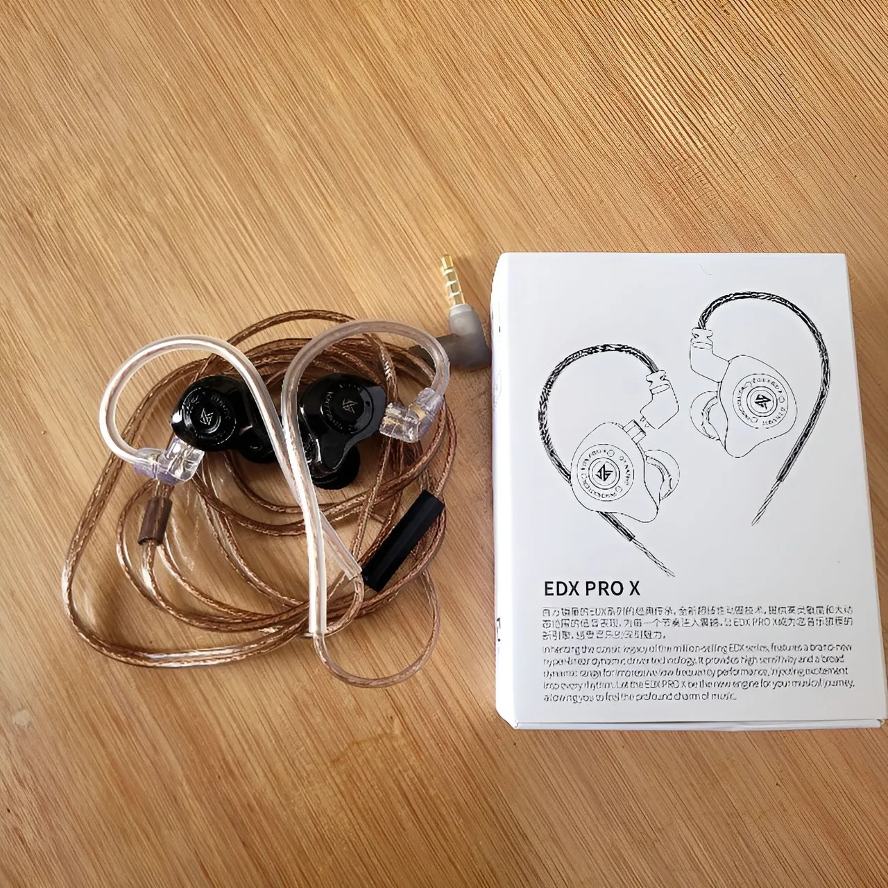 Kz Edx Pro X Com Mic - Preto