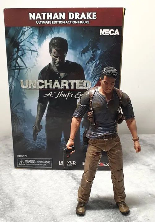 Nathan Drake uncharted 4 Neca Bootleg novo 