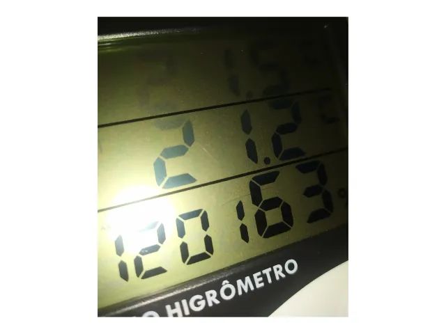 Termo Higrômetro Com Sensor De Temperatura Externo - Foto 5
