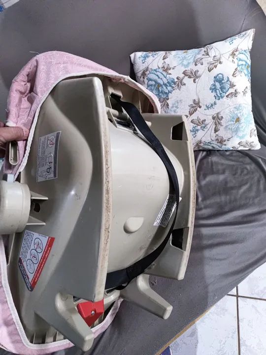 Bebê conforto burigotto ROSA Super conservado - Foto 5