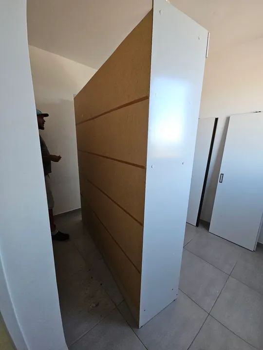 Guarda-Roupas de 3 Portas Branco - Foto 6