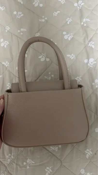 Bolsa Pequena Bege - Foto 2