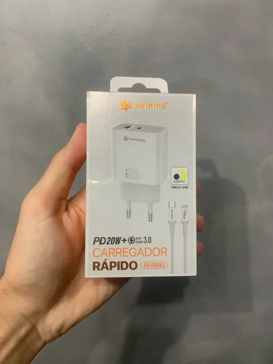 Carregador para iPhone turbo 