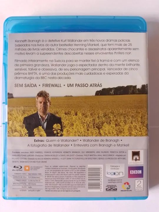 Wallander - Blu-ray Duplo Série Sueca Excelente  - Foto 2