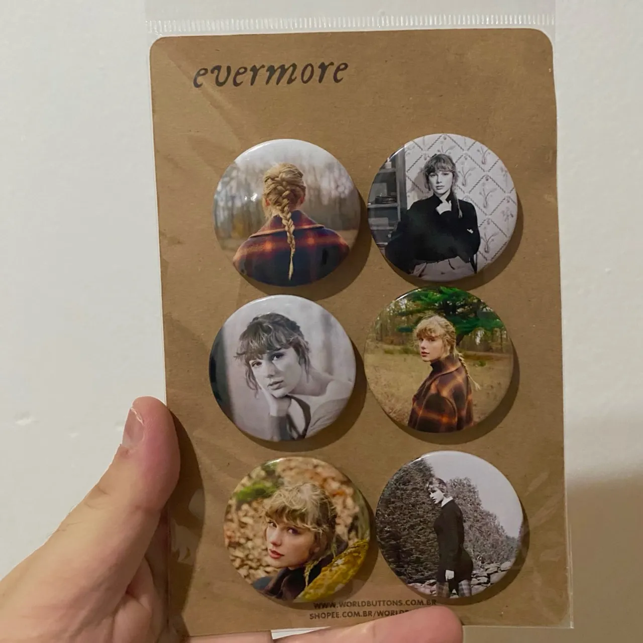 Bottons Taylor Swift Evermore