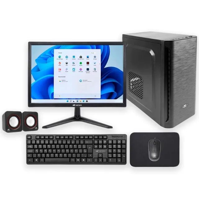 Pc WZ Home Completo i3 2ger, DDR3 4gb, SSD 120gb, Fonte 200W + Monitor de 19" - WZetta
