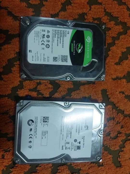 2 HDs Seagate Barracuda 1TB