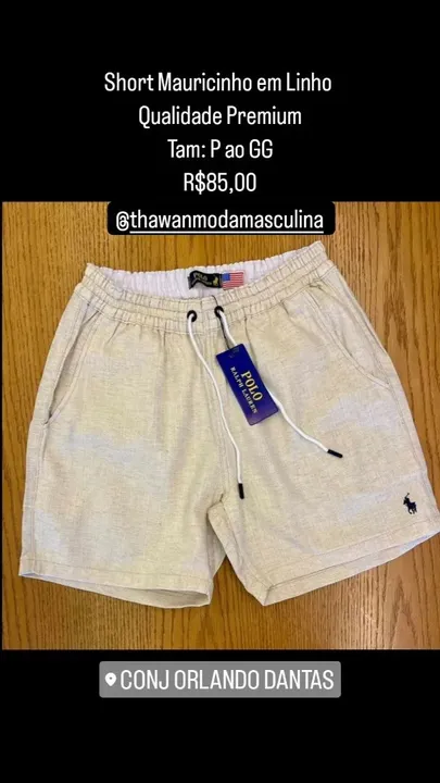 Short Linho Premium