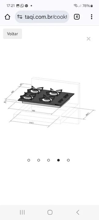 Cooktop Fischer Slim 4 bocasr   - Foto 5