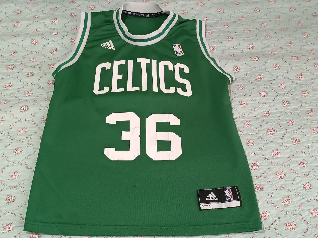 Camiseta Boston Celtics Adidas - Tamanho P - Verde