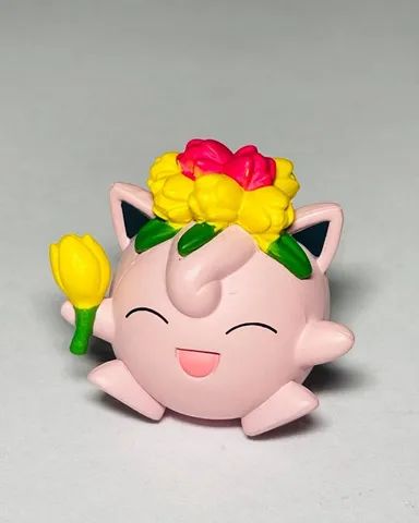 Jigglypuff - T-arts - Tomy - Altura 3 Cm - Miniatura Pokemon / Gashapon Japão / Gachapon