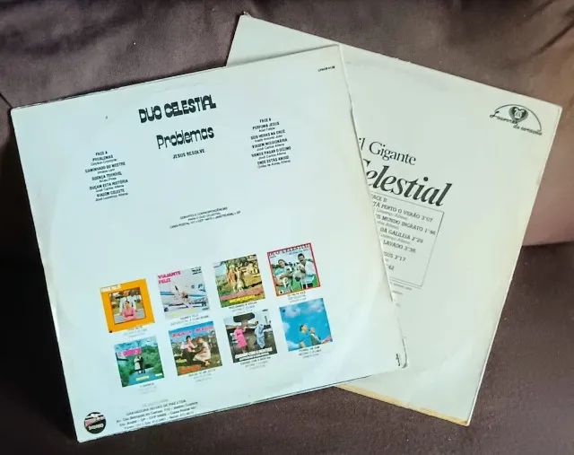 Lote 2 Lps Discos De Vinil Gospel Evangélico Duo Celestial - Foto 2