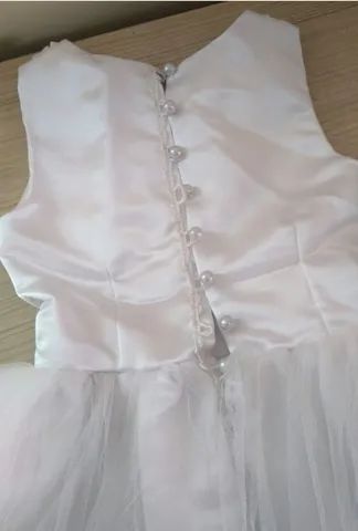 Vestido branco batizado  - Foto 2