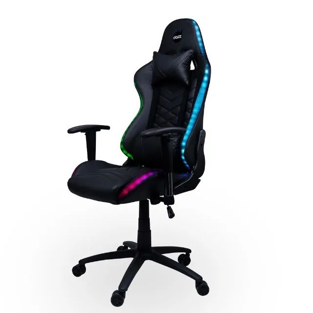 Cadeira Gamer RGB Galaxy Thunder, Com apoio na Lombar e Pescoço | Dazz | Jogue Confortável - Foto 5