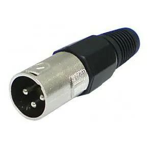 Conector plug XLR Macho metal  - Foto 3
