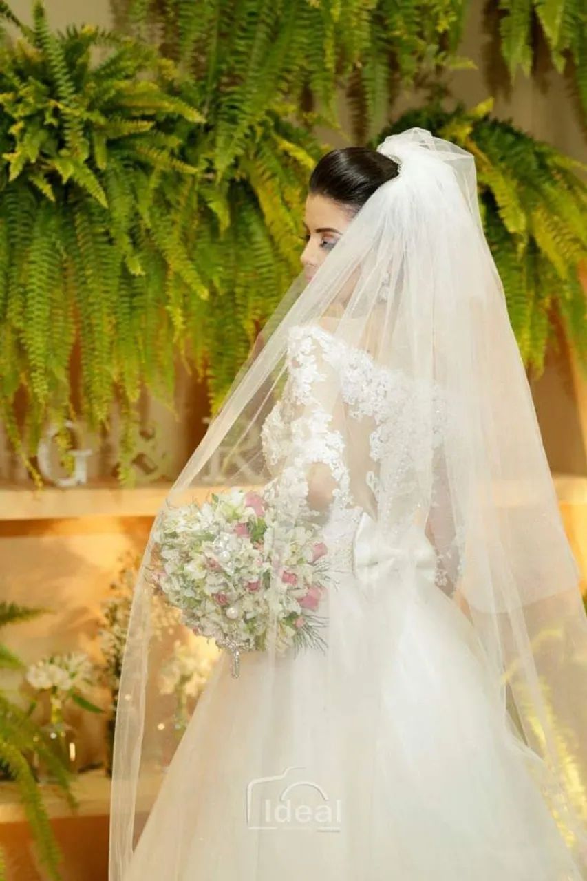 Vestido de noiva renda branco - Foto 2