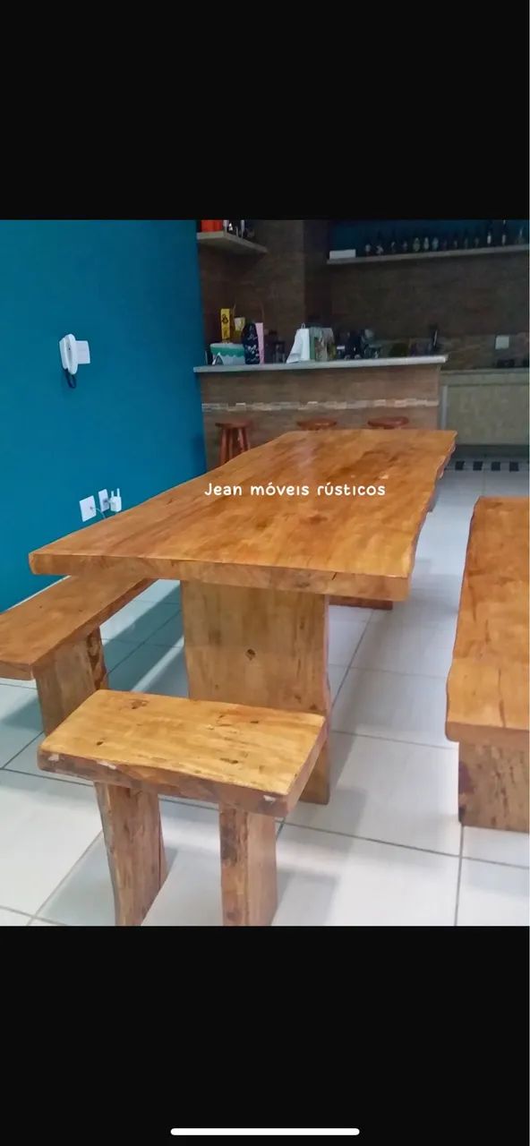 MESA RÚSTICA DIRETO DE FÁBRICA.!!! - Foto 3