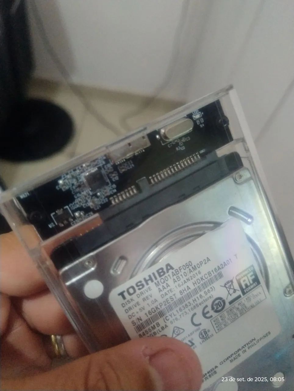 HD Toshiba 500GB com case - Foto 4