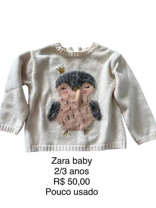 Suéter Zara Baby - 2/3 anos