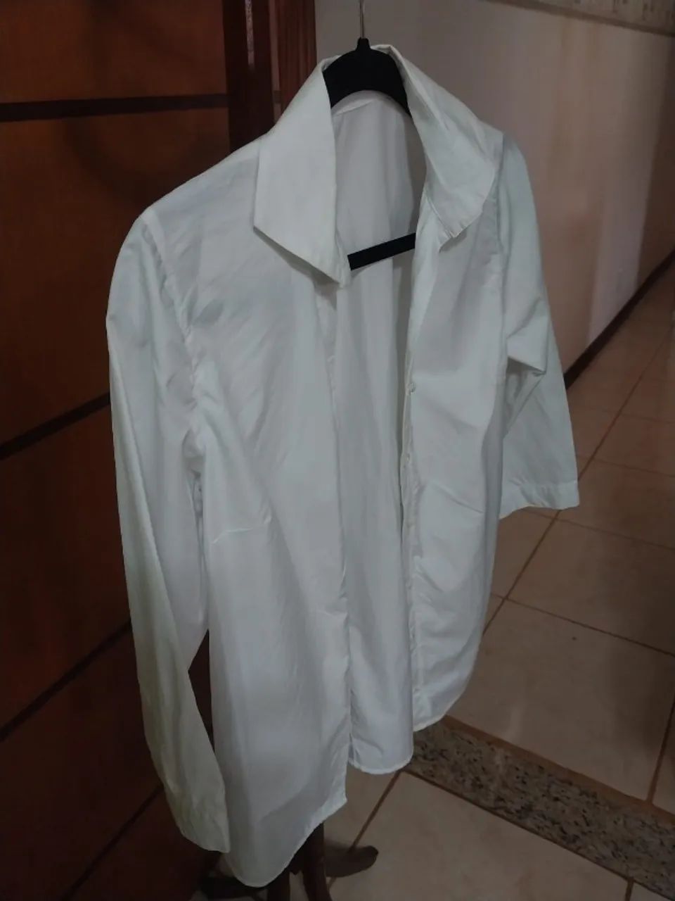 Camisa Feminina Branca algodão Egípcio - Foto 2