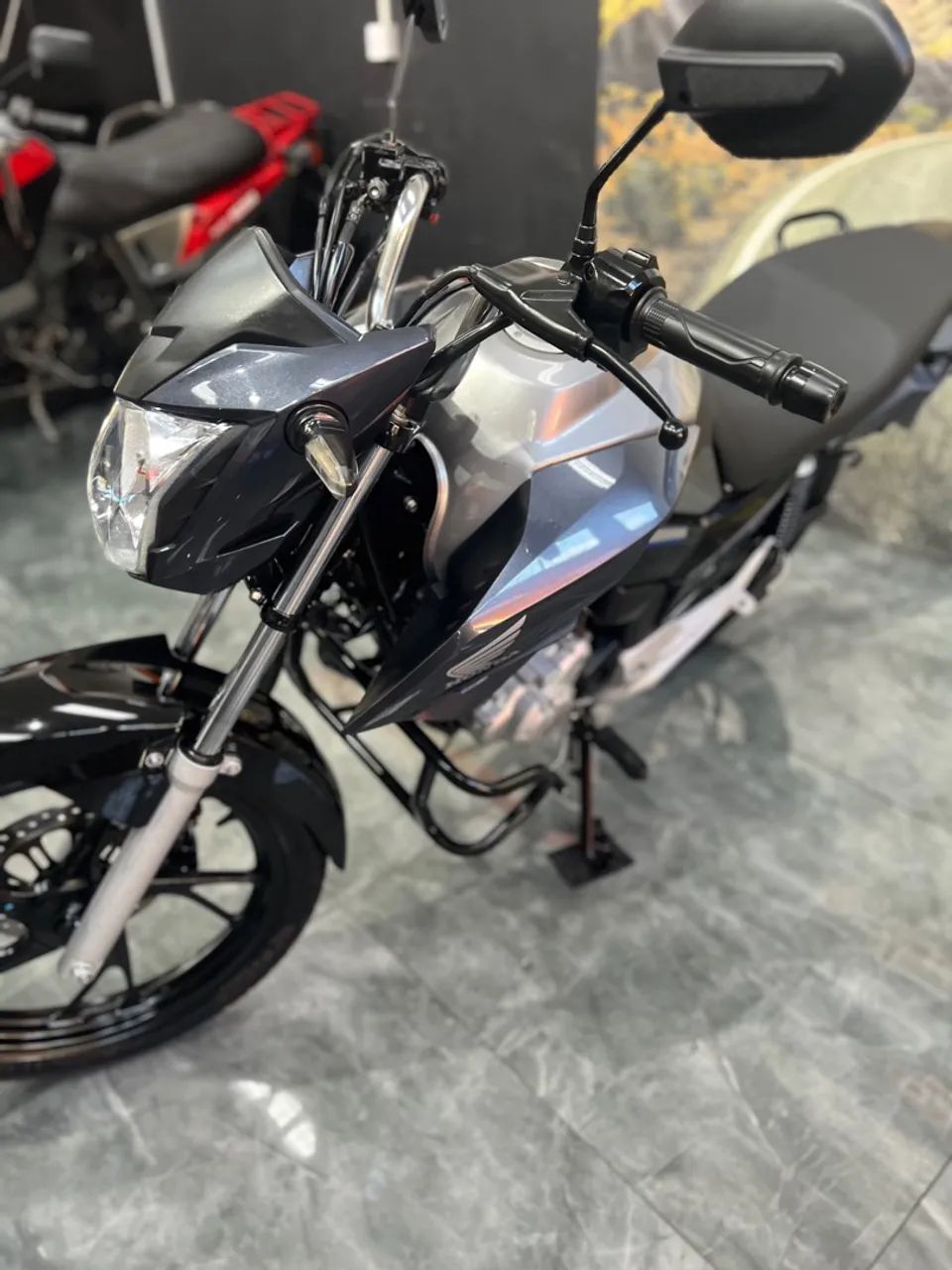 HONDA CG 160 FAN 2023 PRATA - Foto 3
