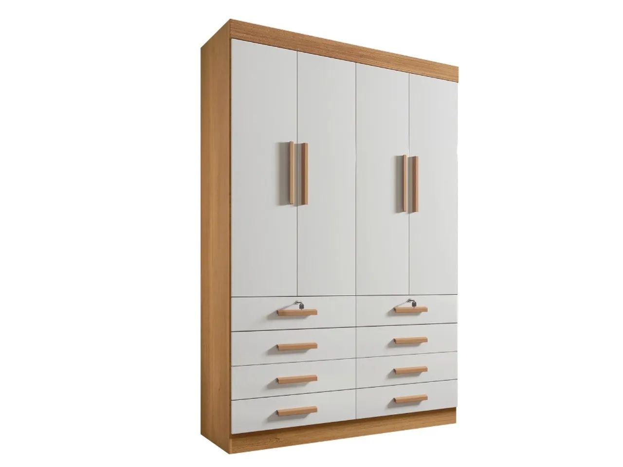 Guarda-Roupa Mônaco 4 portas e 8 gavetas l433