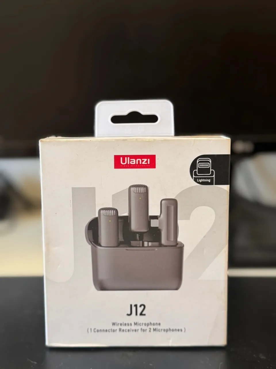 MICROFONE SEM FIO ULANZI J12 - LIGHTNING