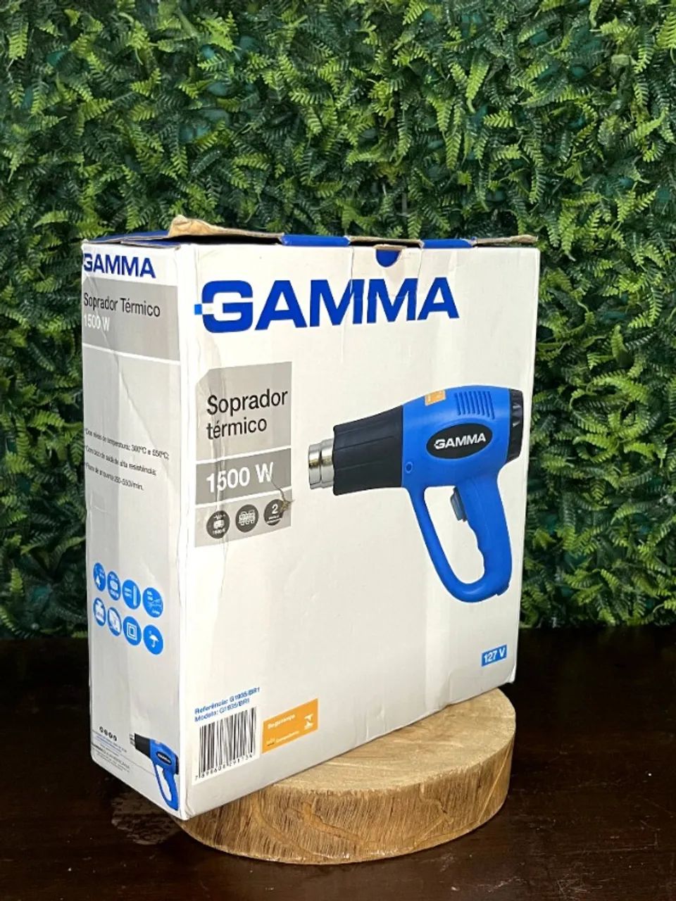 Soprador Termico 1500w Gamma 127V G1935/br1 300°C a 600°C na Cor Azul - Pronta Entrega/6X - Foto 2