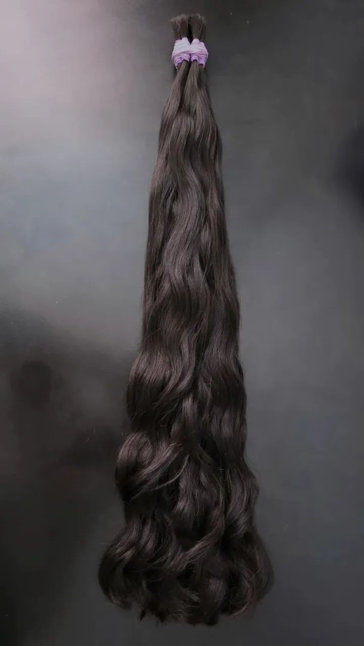CABELO HUMANO LEGÍTIMO 65cm! Temos outras medidas, cores e texturas.  - Foto 3