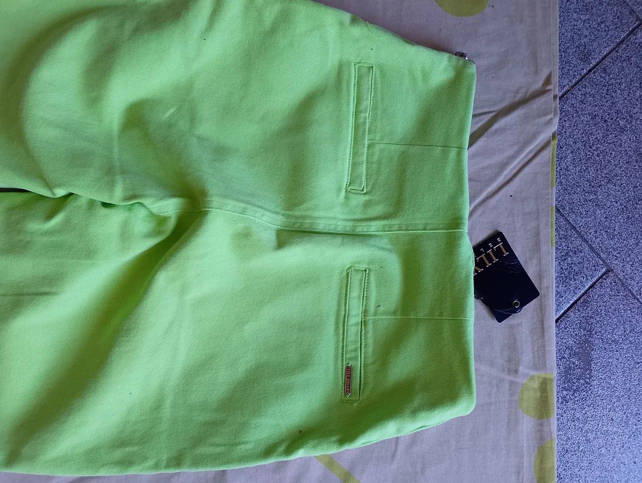 Calça Jeans Verde Neon - Tamanho 40 - Foto 5