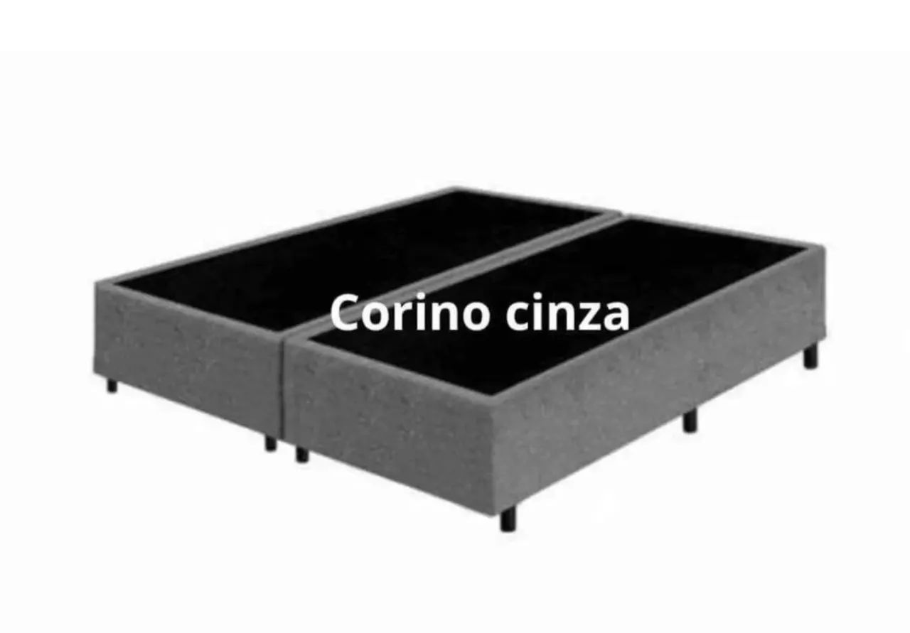 BASE BOX BRASIL BIPARTIDA PADRÃO KING MADEIRA EUCALIPTO RESISTENTE - Foto 3