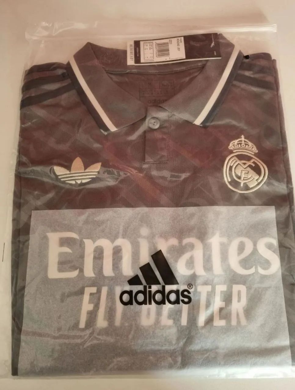 Camisa Real Madrid - Cinza - M - Foto 5