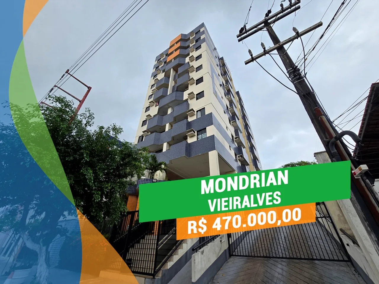 Mondrian 3Q/1S Andar alto - Vieiralves